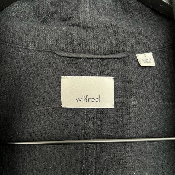 ARITZIA Wilfred Black Lenglen Kimono Jacket - Picture 5 of 6